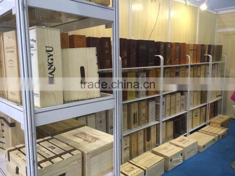 solid wood red wine rack for bar