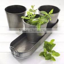 copper diamound shape planters