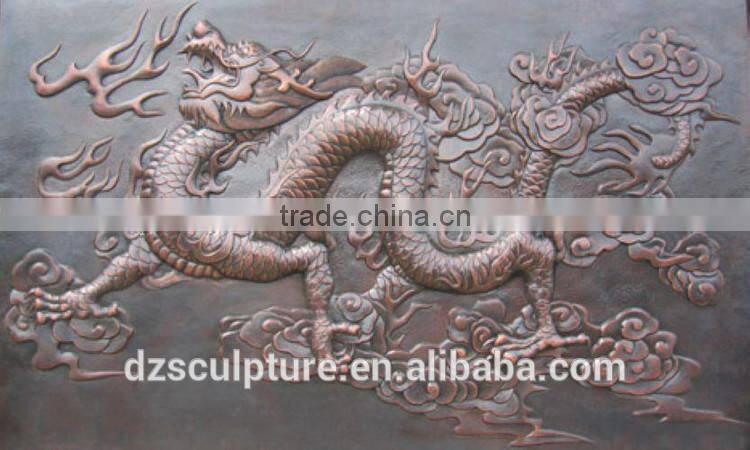 New products brass dragon new view modern wall decor