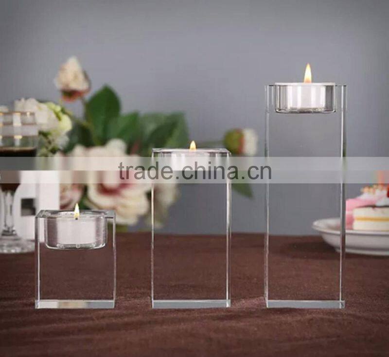 Candle Holders Elegant Crystal Tealight Holders