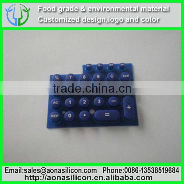 2014 OEM Embossed Tactile Silicone Switch Button