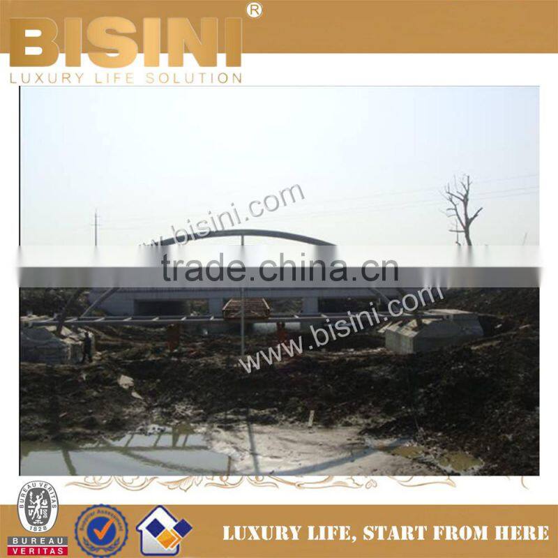 BISINI Professional Installation for Steel Structure Bridge, Design Construction Double Arc Steel Bridge (BF08-Y10045)