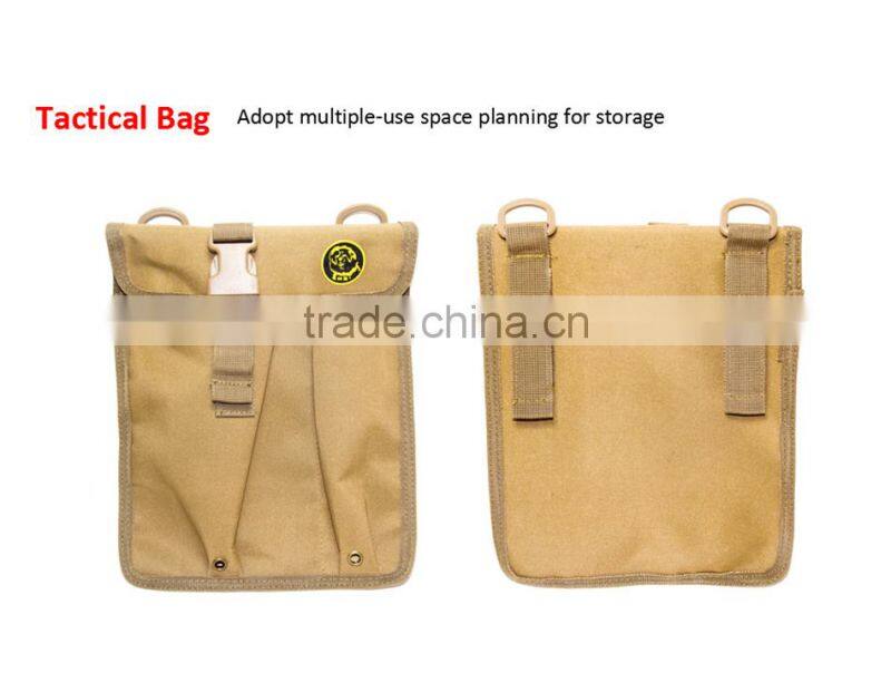 New Model Outdoor Multifunction Hunting Gear Shovel Knife Saw Hoe Fire Starter Flint