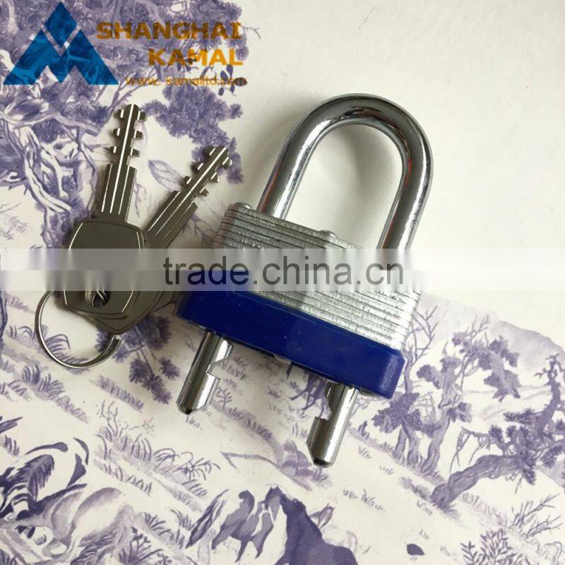 Adjustable and Removable Shackle steel laminated padlock, Long shackle locks