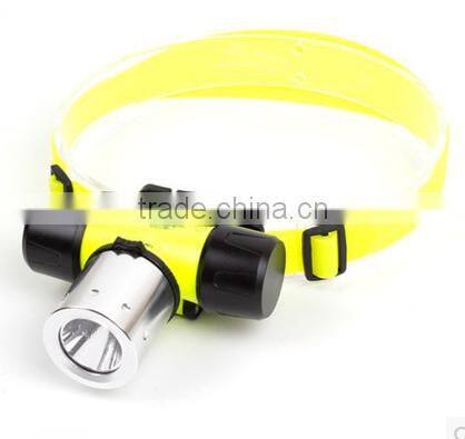 waterproof T6 diving headlamp light 10w LED headlights diving flashlight charging