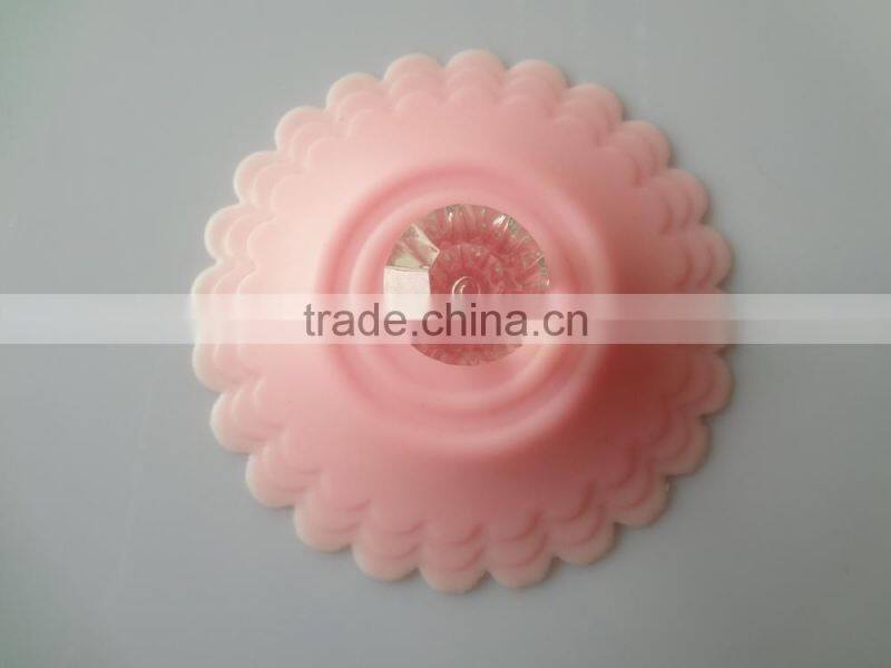 Silicone Cup Lids - Diamond Mug Cover - Silicone Glass Cover Suction Lids for Coffee and Tea Cup