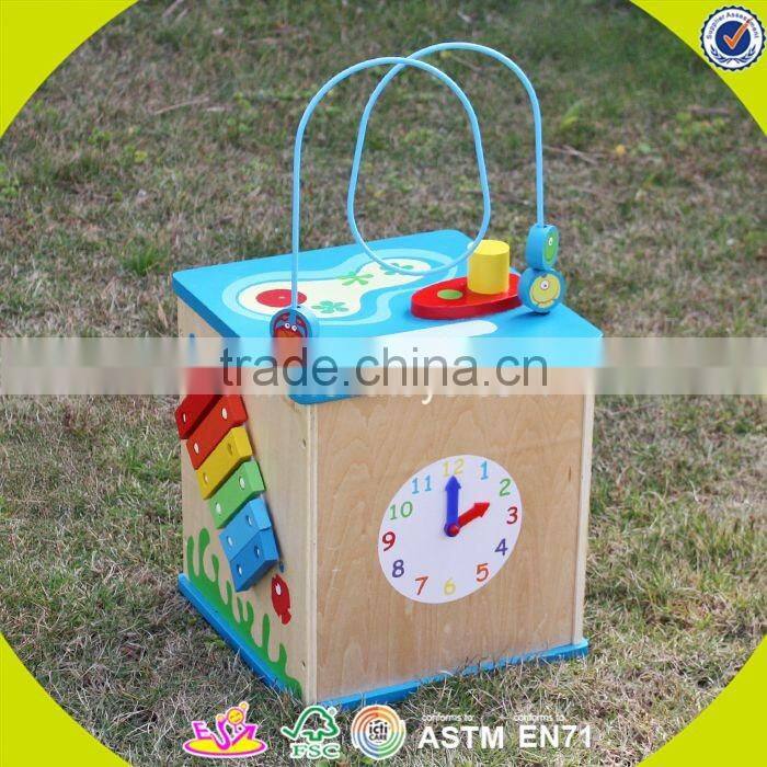 2017 wholesale educational toys wooden bead maze for toddlers W11B134