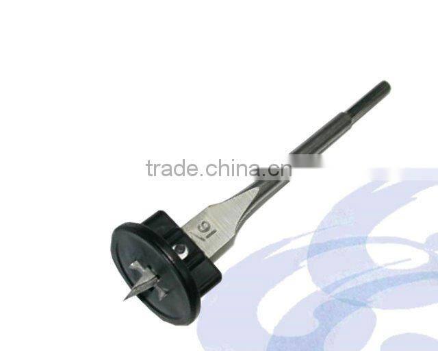 9/16 inch Tri Point Blade Adjustable Long Wood Spade Drill Bit Flat Drill Bit with Stop Collar for Woodworking Tools