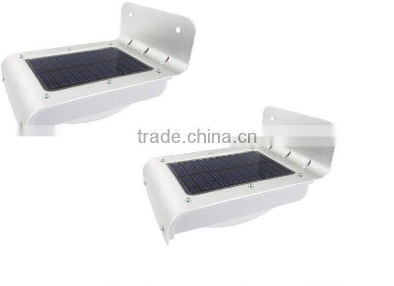 16 LED SOLAR POWER RECHARGEABLE PIR MOTION OUTDOOR SECURITY WALL LIGHT , GARDEN SENSOR LIGHT, MOTION SENSOR SECURITY LAMP