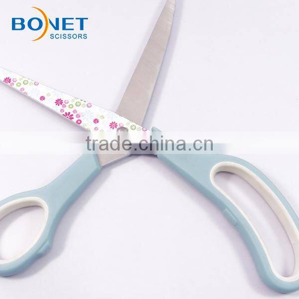 S38006B 9-3/4" Household shears Heat transfer blade Color Coated scissor