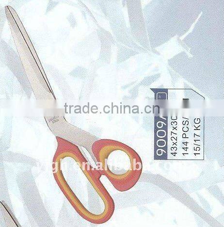 rubber plastic handle scissors