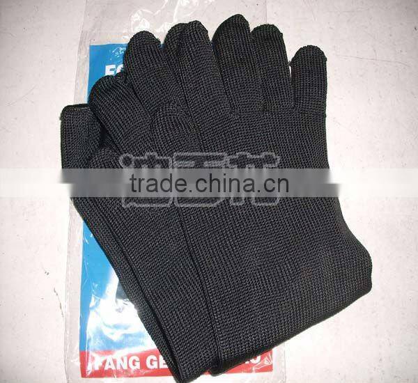 Cut resistan level 5 steel wire gloves factory direct sale gloves