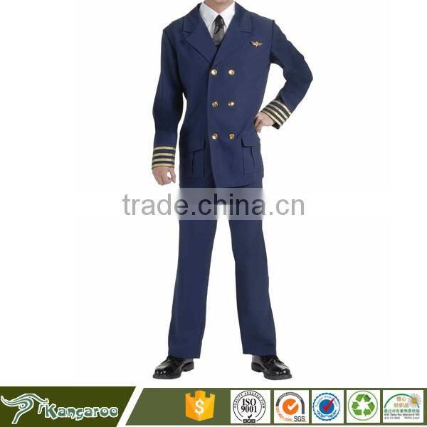Kakhi Fabric Air Force Military Pilot Uniform Shirts