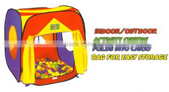 children tent with balls