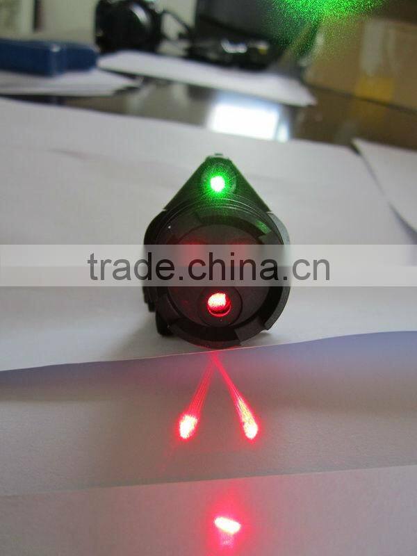 Tactical Triple Red Laser sight with single green Laser scope combo