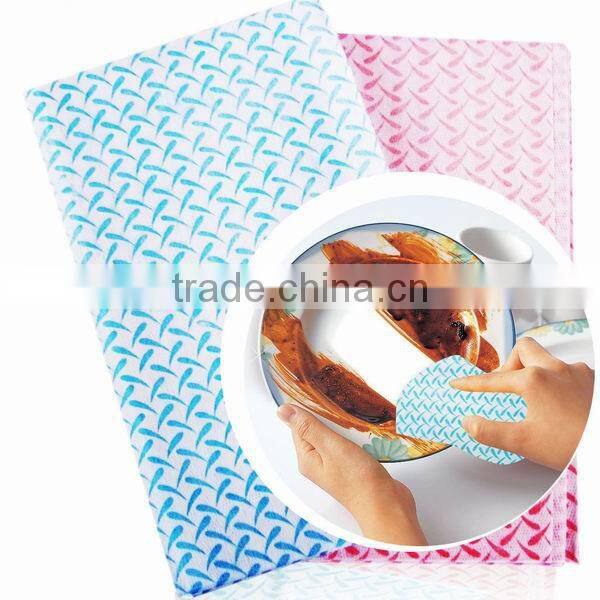 super strong disposable non-woven bamboo fiber cleaning wipe