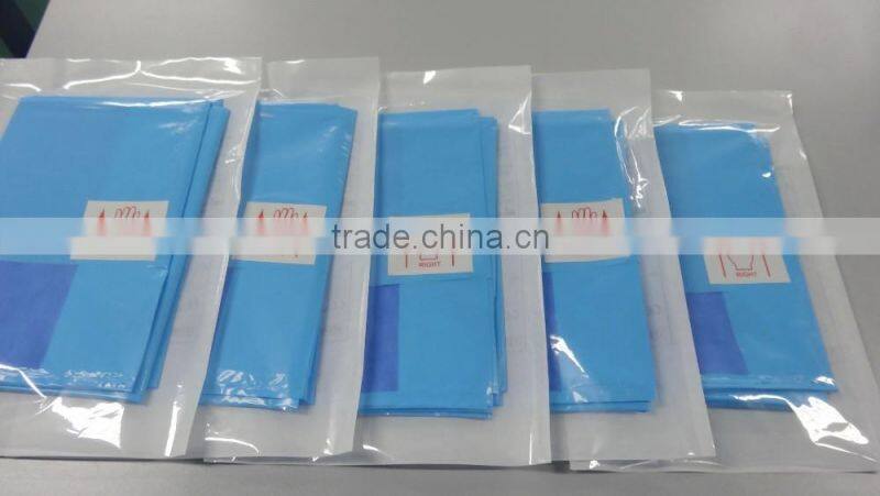 Disposable surgical blue mayo stand covers leggings