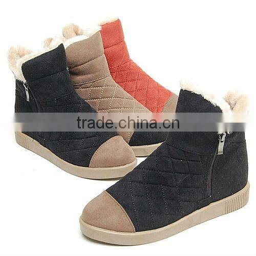 2sbd0839 winter fur cotton padding casual boots