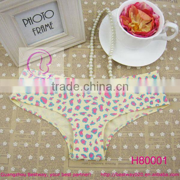 Sex images hot new fashion leopard underwear for women in apparels