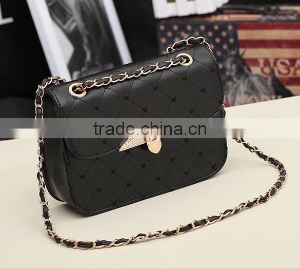 Korean Women Synthetic Leather Messenger Handbag Shoulder Bags Tote Purse SV003720#