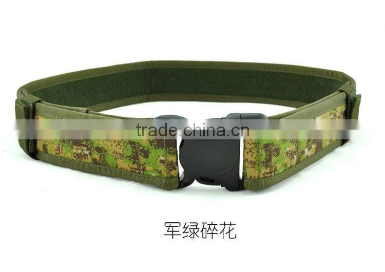 Strong nylon webbing and durable buckle military leather belt