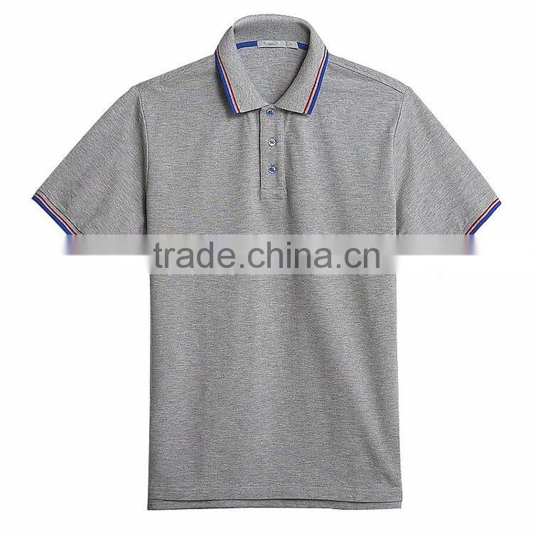 Bulk mens collar color combination plain no brand sports t-shirt polo