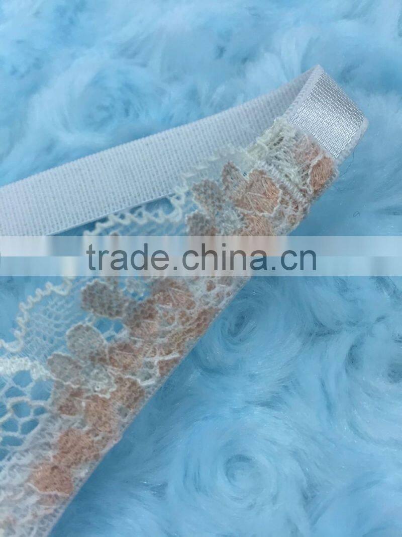 Comfortable white sexy smooth lace for ladies transparent panty