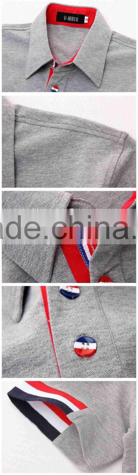 2017 Fashionable 95% polyester 5% spandex polo shirts