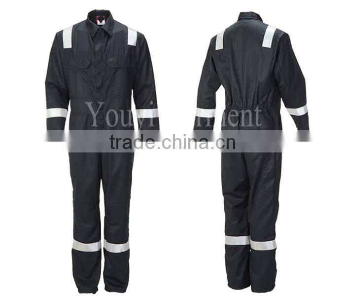 50mm reflective tape durable comfort 220gsm FR workwear coverall