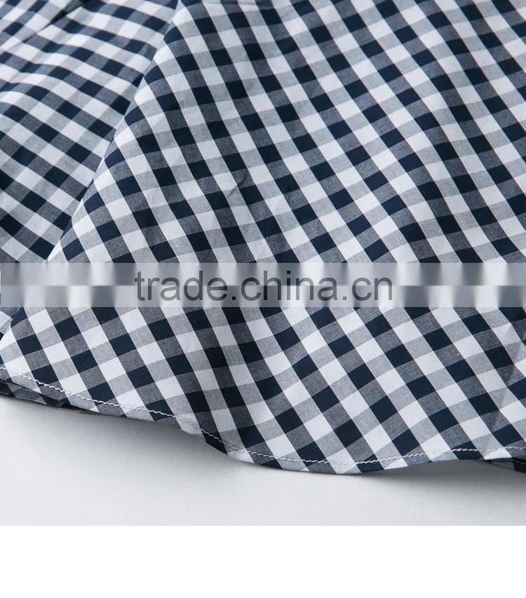 Dresses in casual Dresses Sweet And School Style Off Shoulder Blue&White High-Waist Slim Ruffle Dress