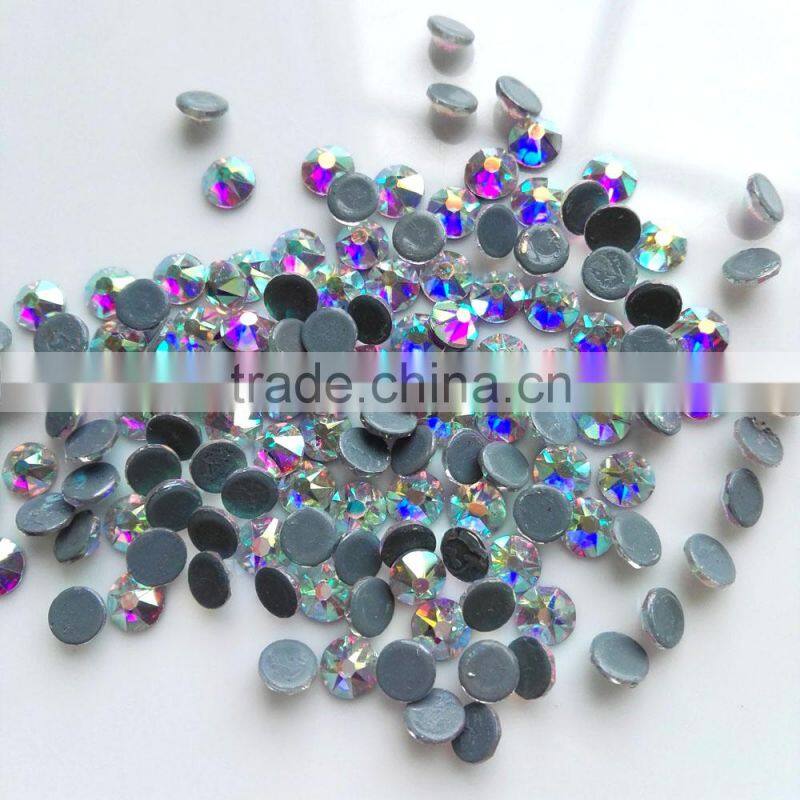 2088 hotfix rhinestone crytal ss20 crystal ab color 8+8 cuts hot fix