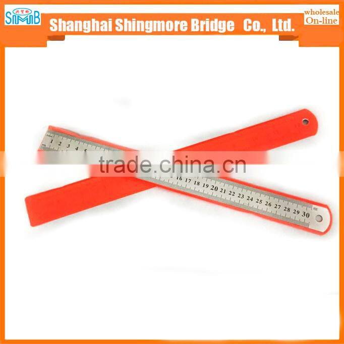 2017 china cheap sales good quality 30cm stainless steel ruler for student