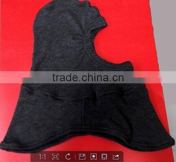 nomex face hood under helmet