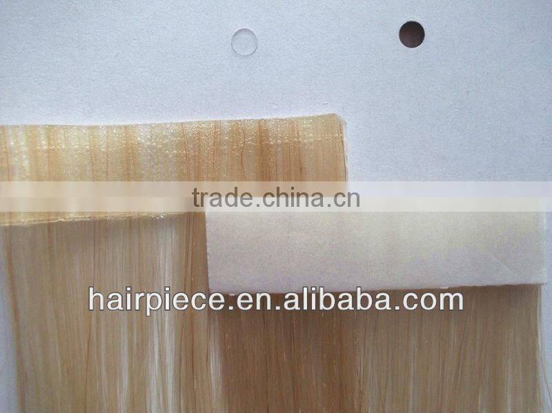Wholesale unprosessed double drawn hair, hot selling cheap non remy double drawn bulk hair extension from China