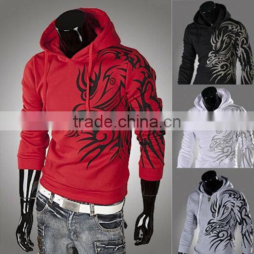 High quality porcelain printing Men's casual long sleeved shirt