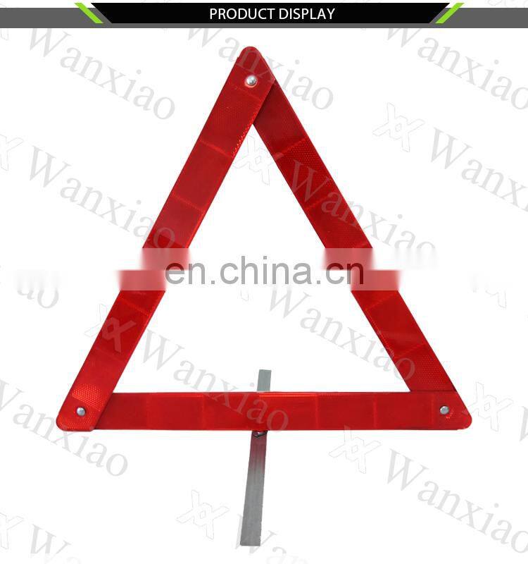 Traffic Car emergency safety kit with led warning triangle