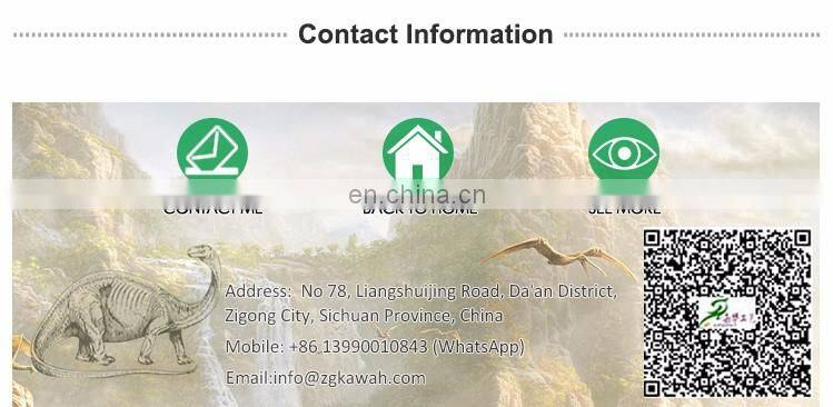 Kawah 2.5m Velociraptor Mechannical Dinosaur for Theme Park