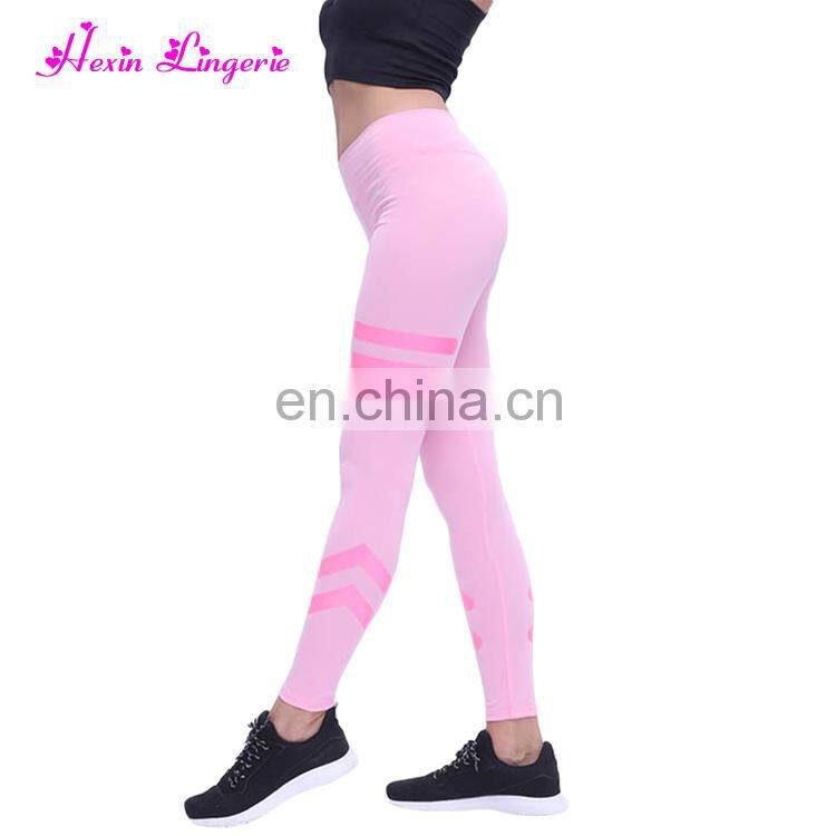 Oem Alphabet Flora Fashion Wicking Opaqu Track Yoga Women Sport Pants