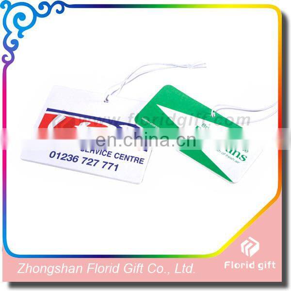 Advertising Promotional Logo Printed Paper Car Air Freshener