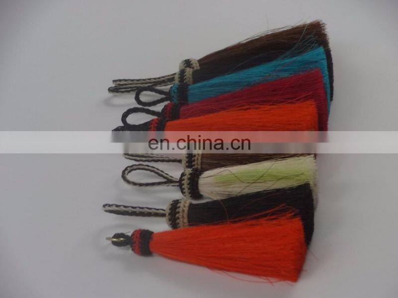 Blunt cut bottom horse tail hair /double drawn horse tail hairs for sale