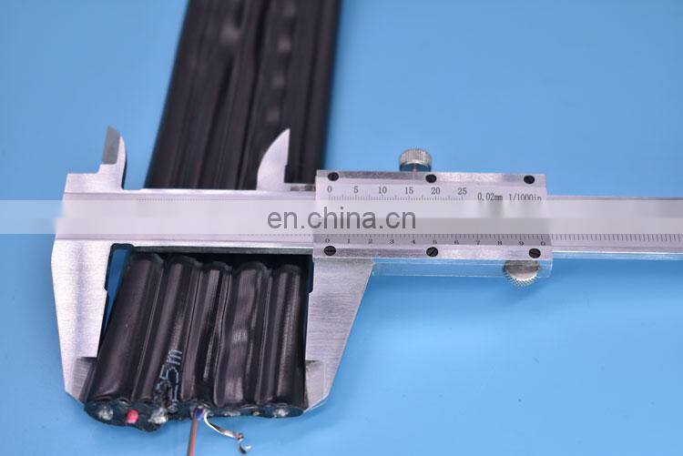 Elevator CCTV cable flat traveling cable with fiber optical for overhead cranes conveyors lift parts