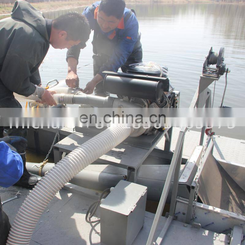 portable gold dredge 6 inch gold suction dredge boat for sale
