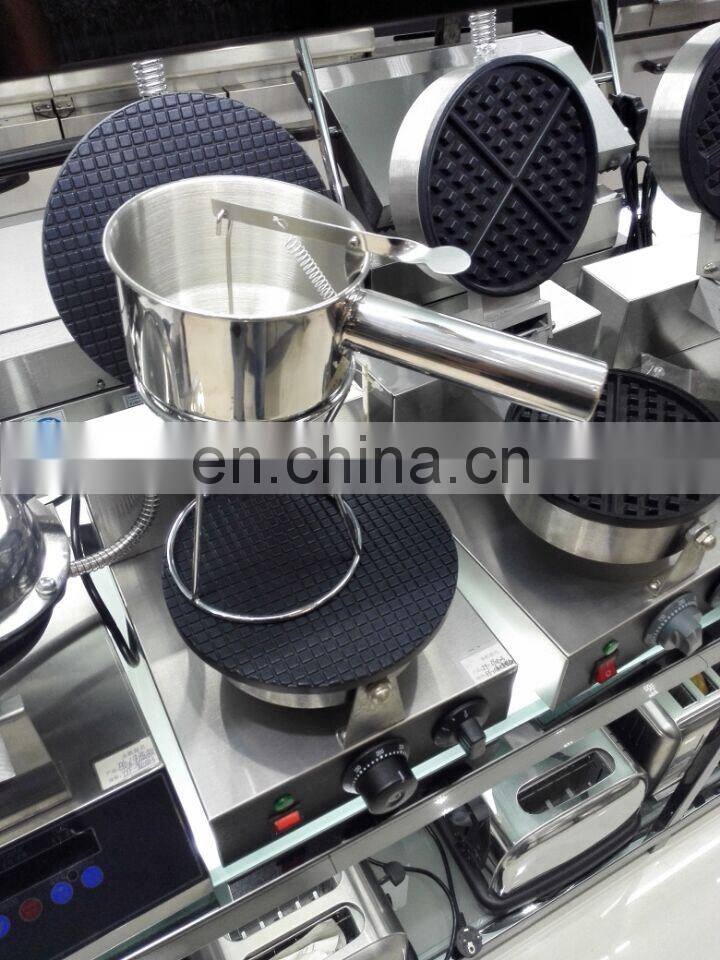 Hot Sale Products Waffle Butter Dispenser Small Metal Stainless Steel Conical Funnel With Rack