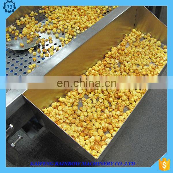 chocolate popcorn making machine with big capacity