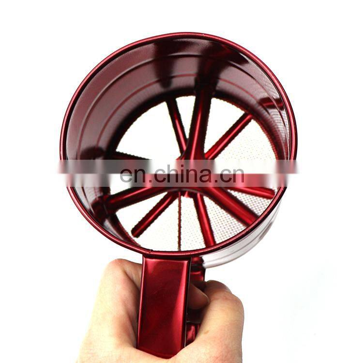 Handheld Cup Shape Stainless Steel Flour Sifter