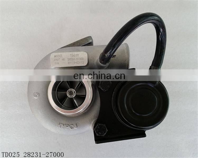 Engine D4EA turbocharger TD025M 49173-02412 28231-27000 turbo for Hyundai Santa Fe