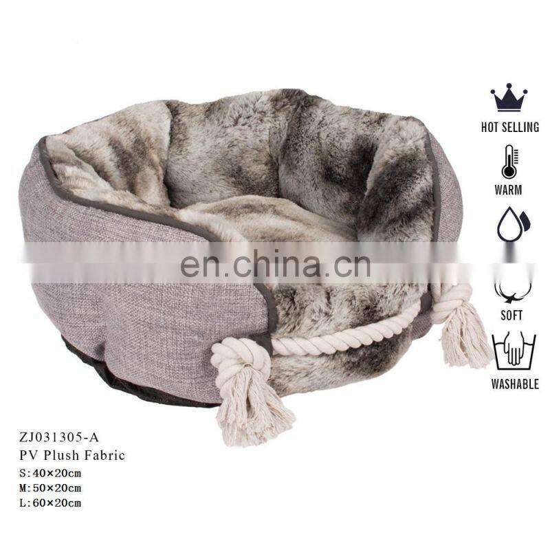 High Quality Multifunction Warm Large Wholesale Waterproof Luxury Acrylic Pet House Outdoor Memory Foam Washable Dog Bed