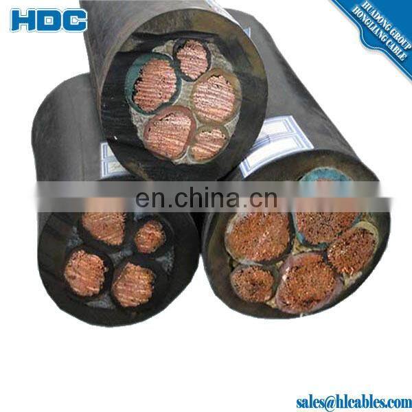 rubber cable 4 core 6mm flexible cable