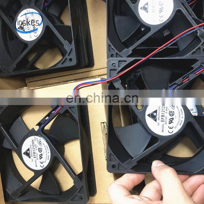 EFB1212HH R00 12V 0.45A 12025 12cm power cooling fan 3-wire