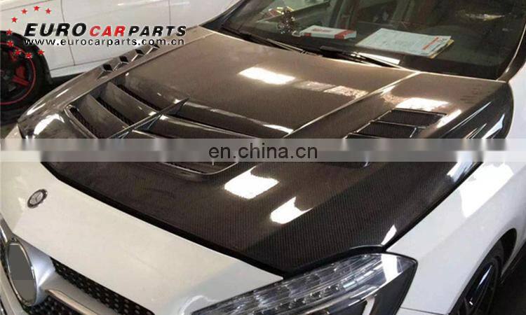 w176 carbon fiber bonnet fit for MB A-class W176 2014-2017year to VS style full carbon fiber A45 hood